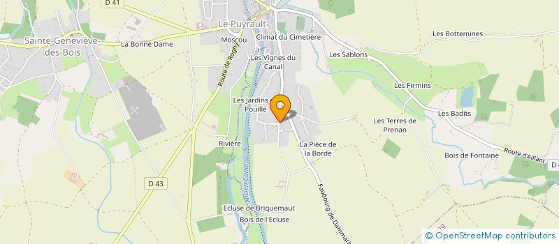 localisation de l'entreprise SCI DU BEFFROY à CHATILLON-COLIGNY