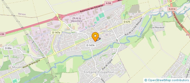 localisation de l'entreprise SCI DU BEL AIR  VERSON