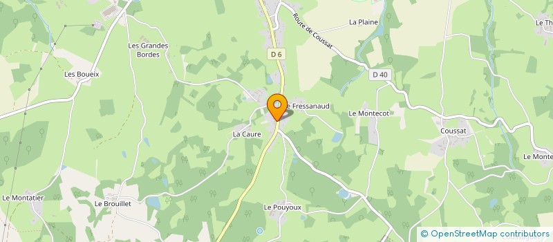 localisation de l'entreprise SCI DU BEL AIR à BONNAT