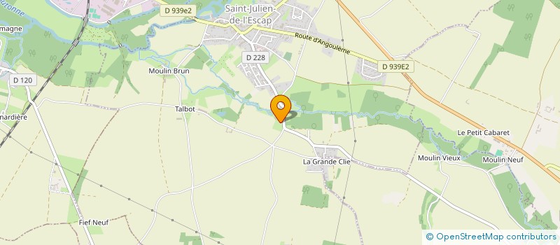 localisation de l'entreprise SCI DU BEL AIR  SAINT-JEAN-D'ANGELY