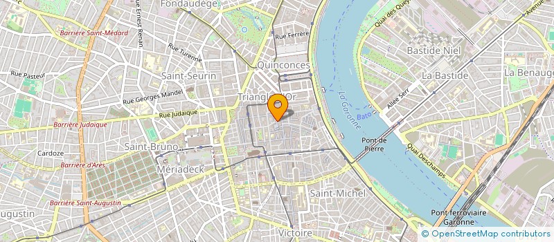 localisation de l'entreprise SCI DU BEL AIR  BORDEAUX