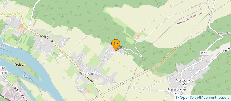 localisation de l'entreprise SCI DU BEL AIR  PORT-MORT