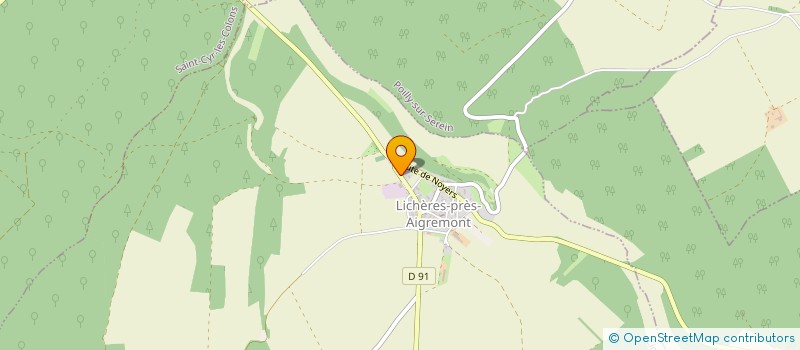 localisation de l'entreprise SCI DU BEL AIR  LICHERES-PRES-AIGREMONT