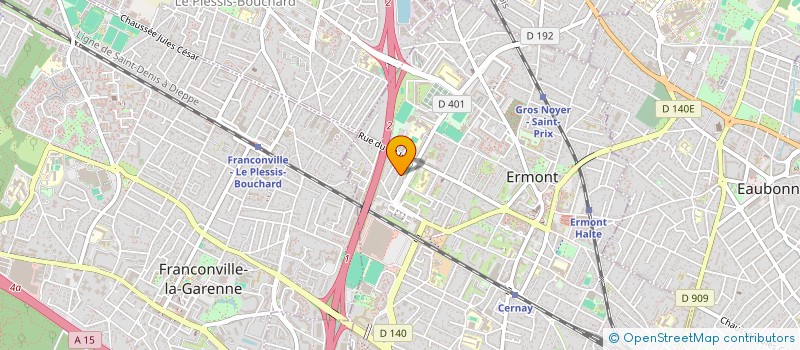 localisation de l'entreprise SCI DU BEL AIR à ERMONT