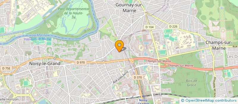 localisation de l'entreprise SCI DU BEL AIR à NOISY-LE-GRAND