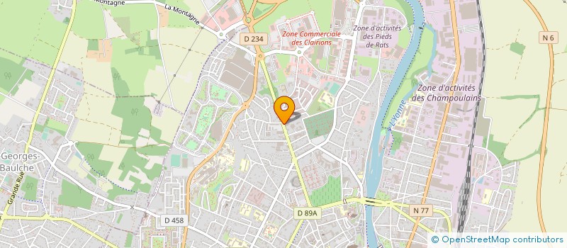 localisation de l'entreprise SCI DU BEL ETAIN à AUXERRE