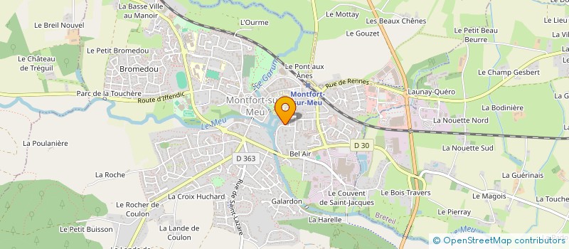 localisation de l'entreprise SCI DU BEL ORIENT  MONTFORT-SUR-MEU