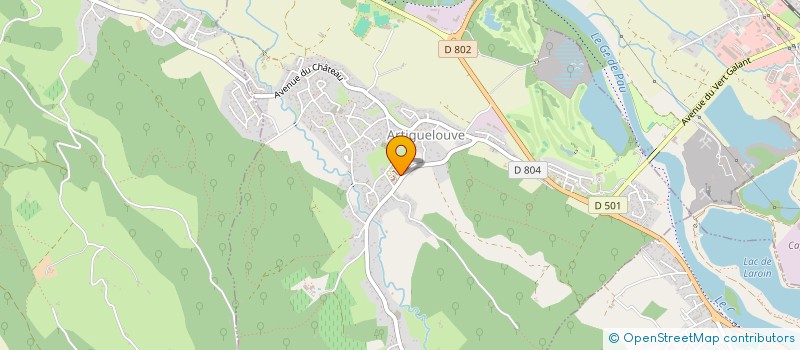 localisation de l'entreprise SCI DU BELA  ARTIGUELOUVE