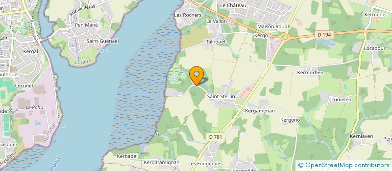 localisation de l'entreprise SCI DU BELIER à KERVIGNAC