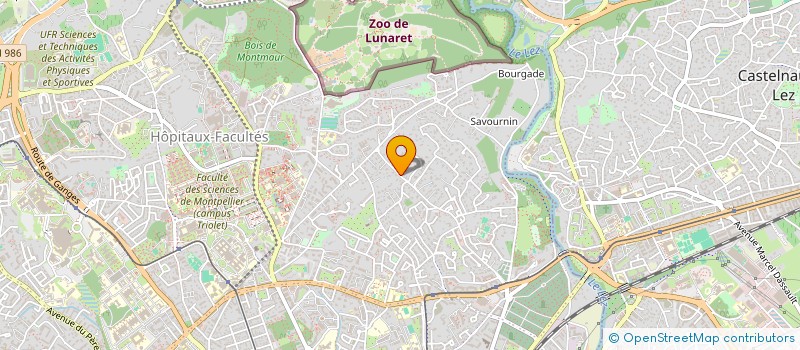 localisation de l'entreprise SCI DU BELIER à MONTPELLIER