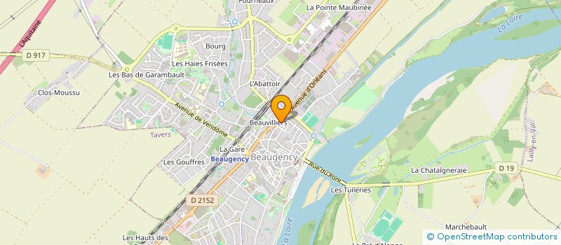 localisation de l'entreprise SCI DU BELIER  BEAUGENCY