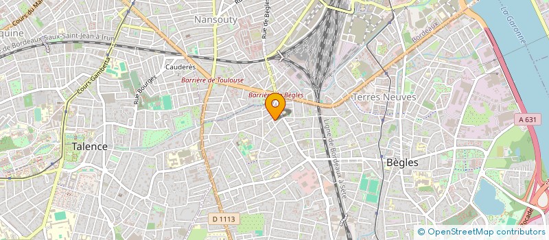 localisation de l'entreprise SCI DU BELIER à BEGLES