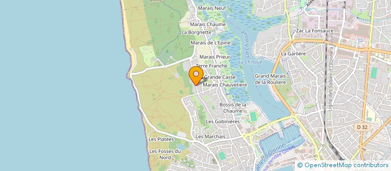 localisation de l'entreprise SCI DU BELIER à LES SABLES D'OLONNE