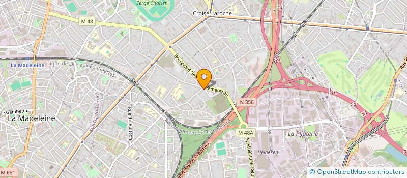 localisation de l'entreprise SCI DU BELLAY à MARCQ-EN-BARŒUL