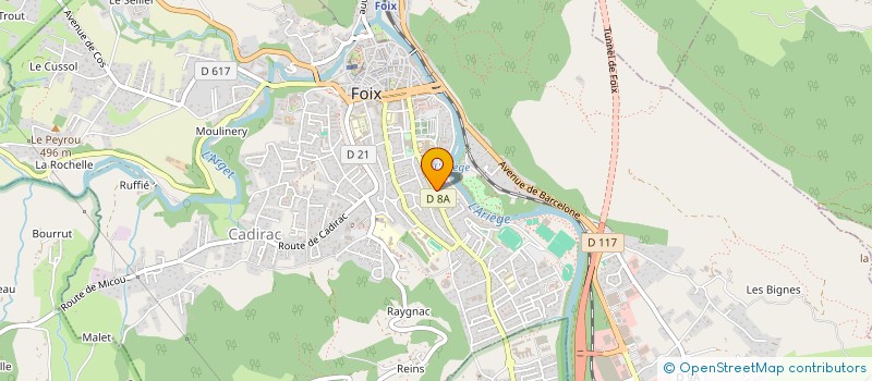 localisation de l'entreprise SCI DU BELLOC à FOIX