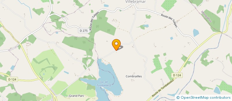 localisation de l'entreprise SCI DU BELOU  MONCLAR