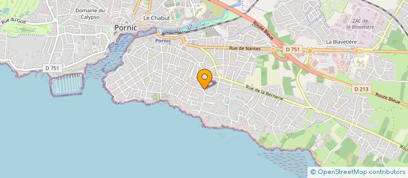 localisation de l'entreprise SCI DU BELVEDER  PORNIC