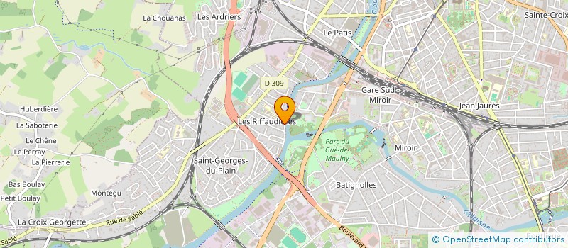 localisation de l'entreprise SCI DU BELVEDERE  LE MANS