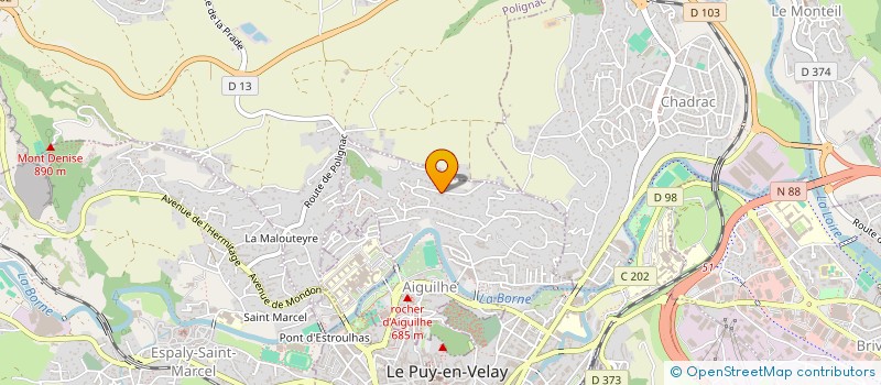 localisation de l'entreprise SCI DU BELVEDERE à AIGUILHE