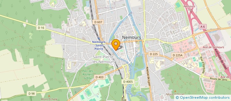 localisation de l'entreprise SCI DU BELVEDERE  NEMOURS