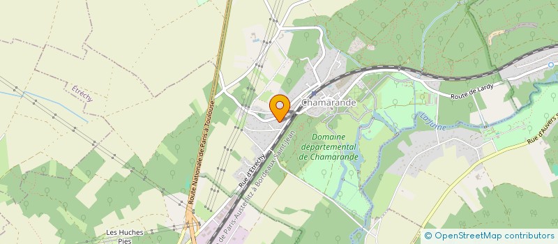 localisation de l'entreprise SCI DU BELVEDERE  CHAMARANDE