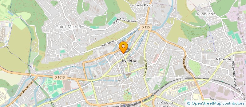 localisation de l'entreprise SCI DU BENGAL  EVREUX