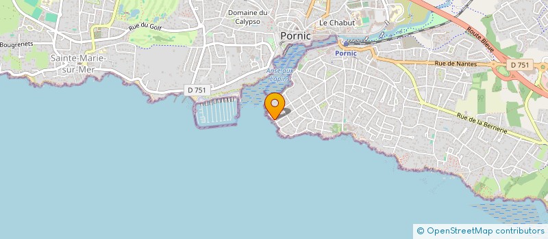 localisation de l'entreprise SCI DU BENGALE  PORNIC