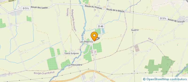 localisation de l'entreprise SCI DU BENGALI  BELLEGARDE-POUSSIEU