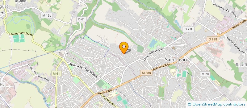 localisation de l'entreprise SCI DU BENGALI à SAINT-JEAN