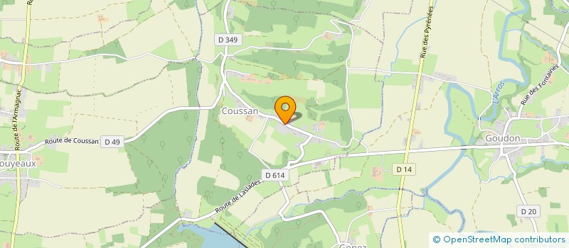 localisation de l'entreprise SCI DU BEOUT  COUSSAN