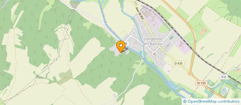 localisation de l'entreprise SCI DU BERCAIL à LONGEVILLE-EN-BARROIS