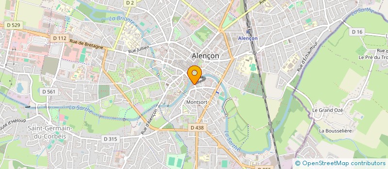 localisation de l'entreprise SCI DU BERCAIL à ALENCON
