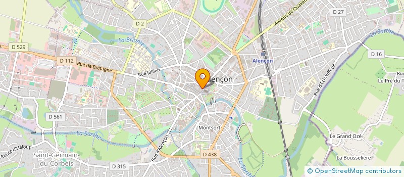 localisation de l'entreprise SCI DU BERCAIL à ALENCON