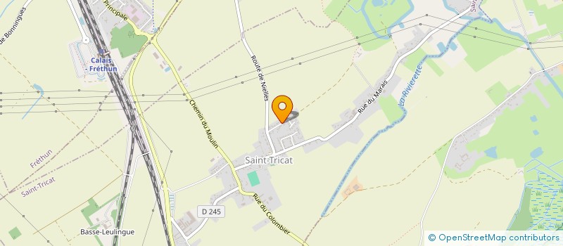 localisation de l'entreprise SCI DU BERCK  SAINT-TRICAT