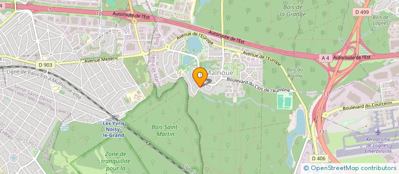 localisation de l'entreprise SCI DU BERDOUDOU  EMERAINVILLE