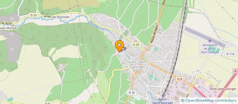 localisation de l'entreprise SCI DU BERGERET à NUITS-SAINT-GEORGES