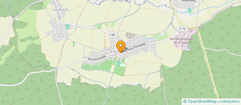 localisation de l'entreprise SCI DU BERGWALD  FRSCHWILLER