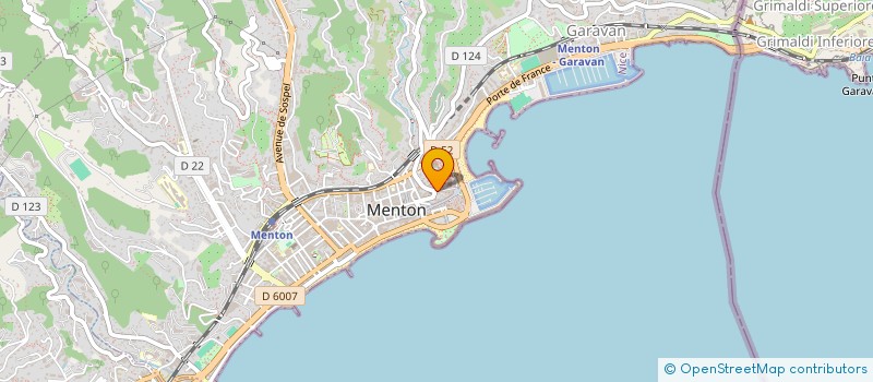 localisation de l'entreprise SCI DU BERRY à MENTON