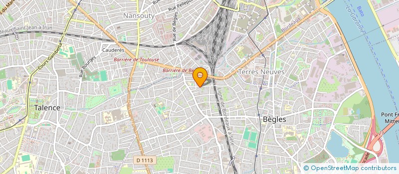 localisation de l'entreprise SCI DU BERT à BEGLES