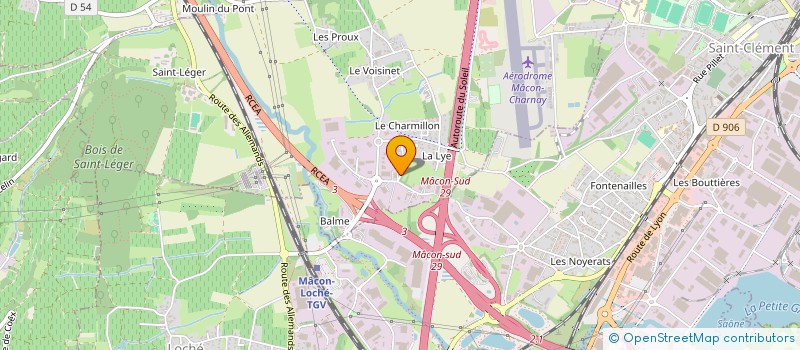 localisation de l'entreprise SCI DU BERTHILLIERS à CHARNAY-LES-MACON