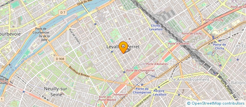 localisation de l'entreprise SCI DU BES à LEVALLOIS-PERRET