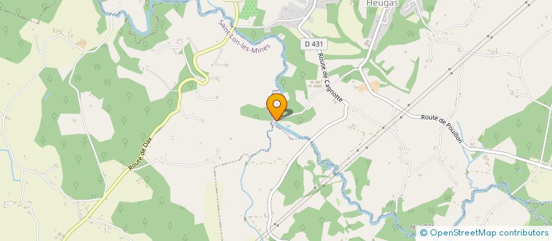 localisation de l'entreprise SCI DU BESSECQ  HEUGAS
