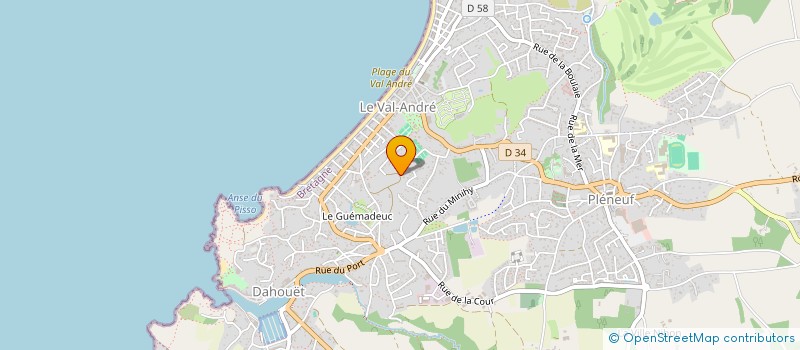 localisation de l'entreprise SCI DU BESSEY  PLENEUF-VAL-ANDRE