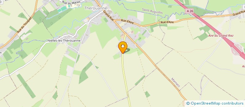 localisation de l'entreprise SCI DU BEUVELIN  THEROUANNE