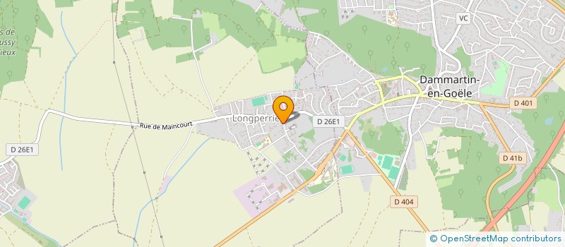 localisation de l'entreprise SCI DU BI-CENTENAIRE  MOUSSY-LE-NEUF