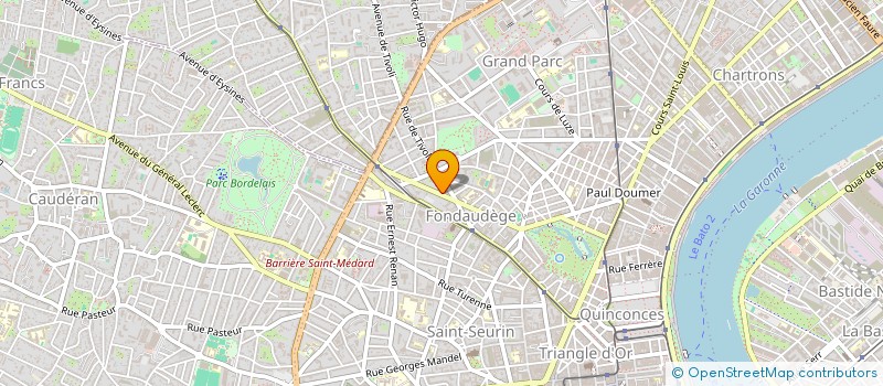 localisation de l'entreprise SCI DU BICENTENAIRE  BORDEAUX