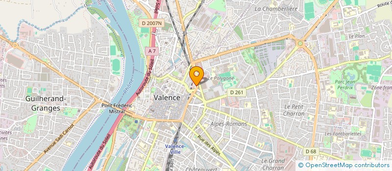 localisation de l'entreprise SCI DU BICENTENAIRE à VALENCE