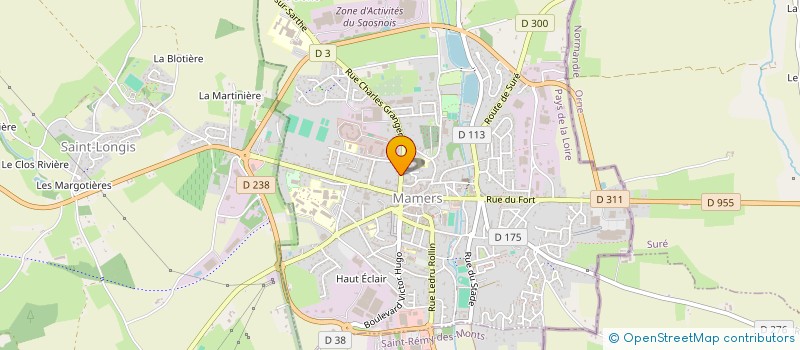 localisation de l'entreprise SCI DU BIDOU  MAMERS