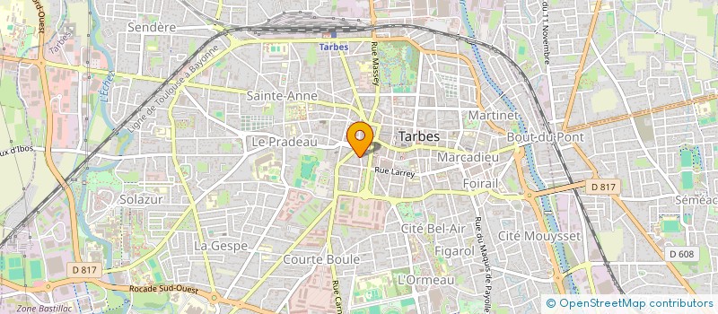 localisation de l'entreprise SCI DU BIDOU  ODOS