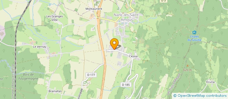 localisation de l'entreprise SCI DU BIE ROUGE  LES TROIS-CHATEAUX